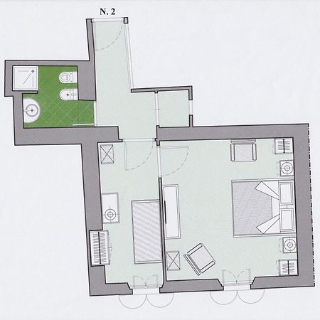 Hotel Gregoriana Róma Szoba fotó